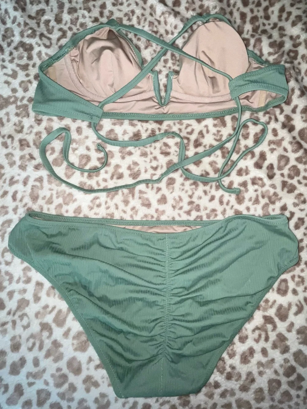 Olive Green Bikini Set